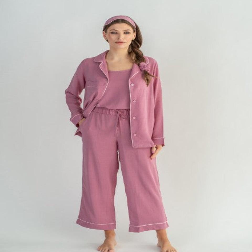 Urban Poshaak 6 PCS WONMEN PAJAMA SET PINK