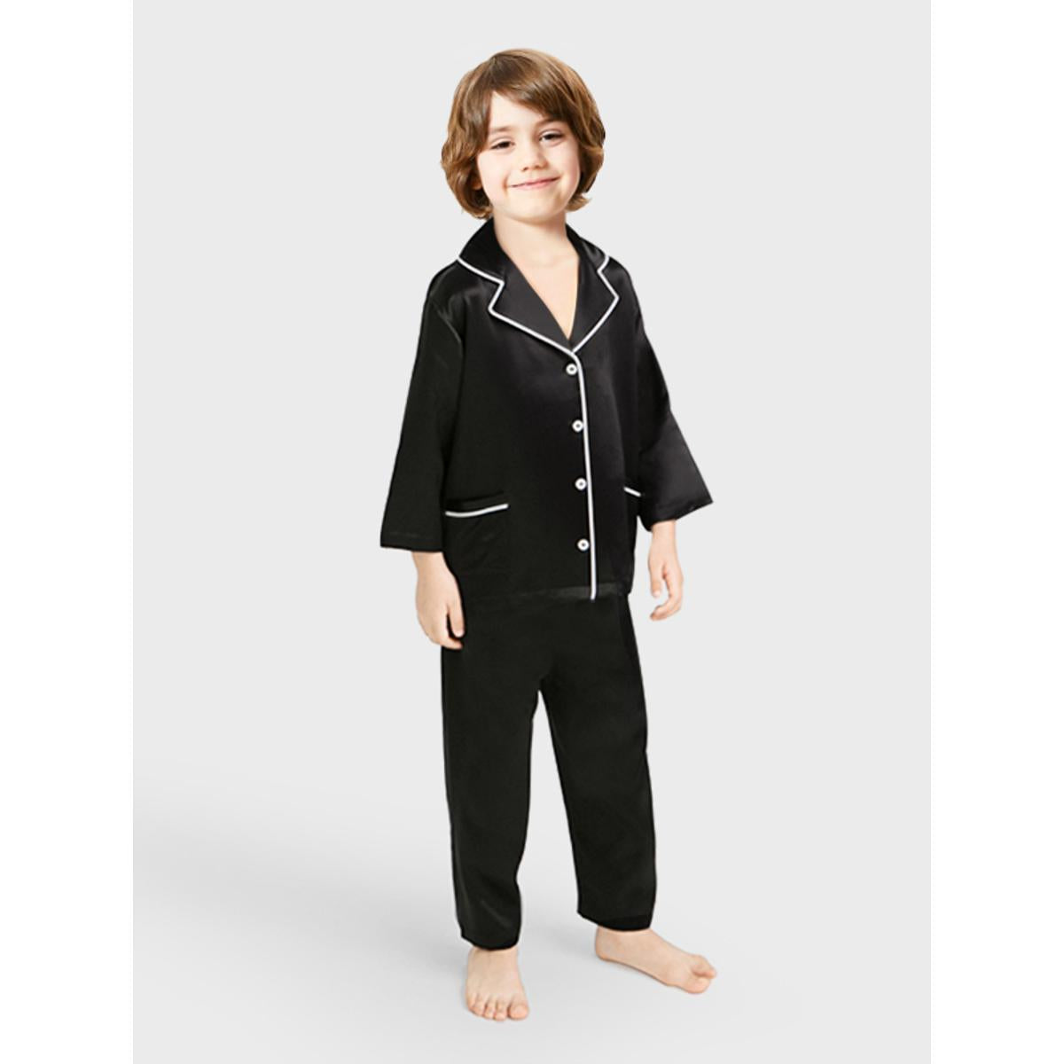 Kids Silk Pajamas Set