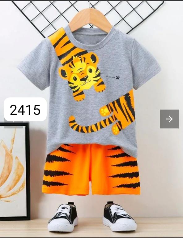 Baby Boy Cartoon Kids Short Set