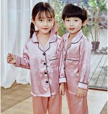 Kids Silk Pajamas Set