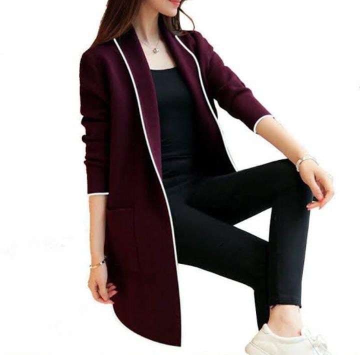 Women Lapel Casual Coat