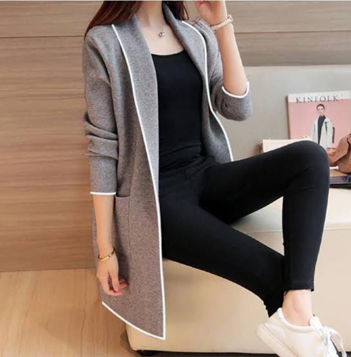 Women Lapel Casual Coat